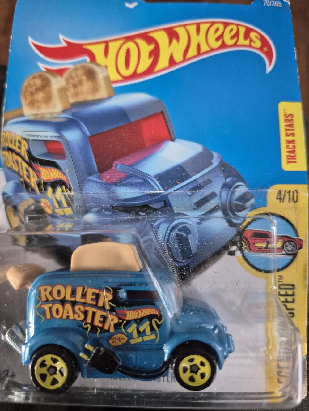 Roller Toaster Blue Toy Car